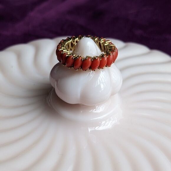 estate coral eternity band - Picture 5 of 6